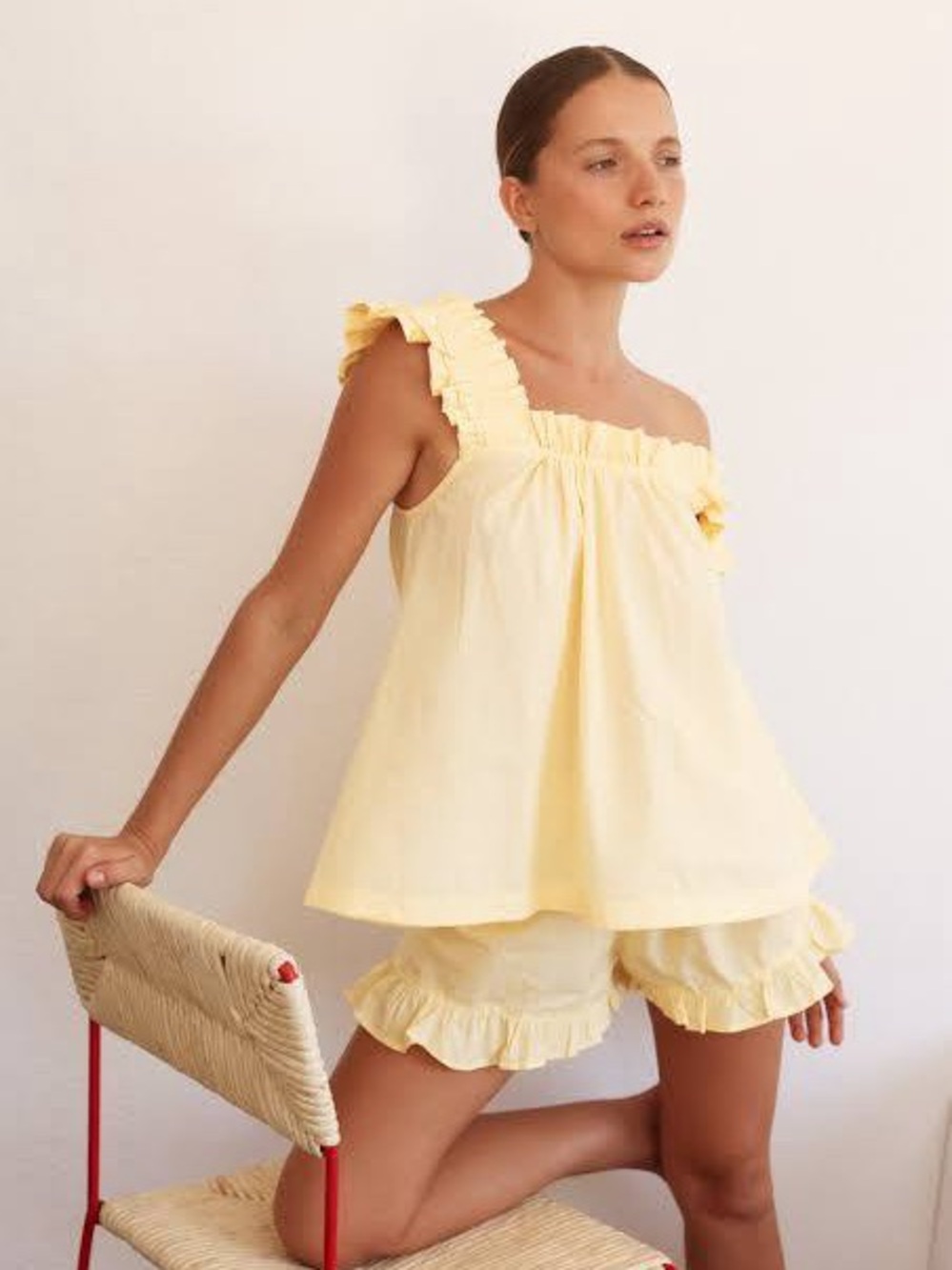 Piyama Nicolette Sleep Set Buttercup Yellow XS NWOT - Picture 4 of 9